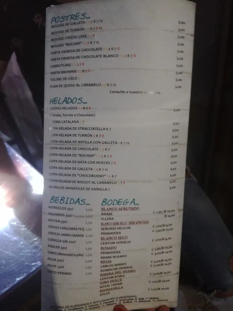 Menu_Restaurante Pizzería El Horno_Mairena del Alcor_immagine_2