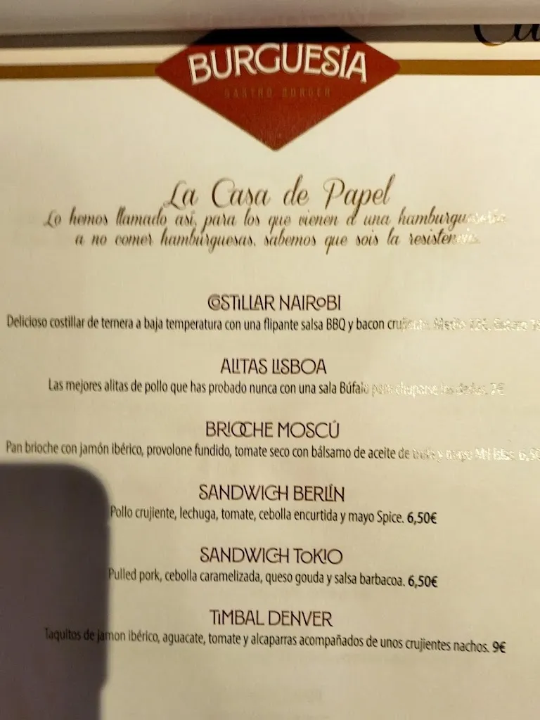 Menu_Burguesía Gastro Burger_Mairena del Alcor_immagine_4