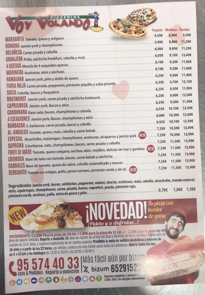 Menu_Pizzería Voy Volando_Mairena del Alcor_immagine_2