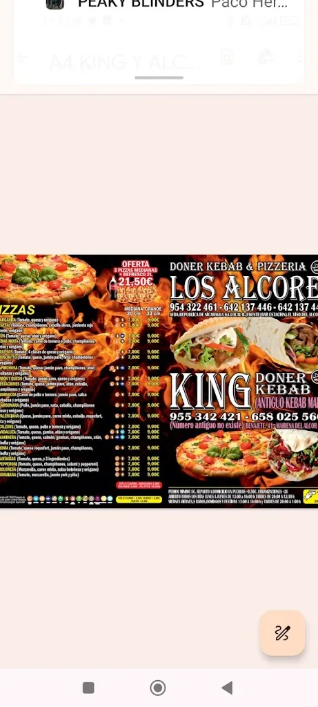 Menu_King Doner Kebab_Mairena del Alcor_immagine_2