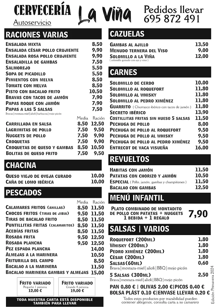 Menu_Cervecería la viña_Mairena del Alcor_image_1