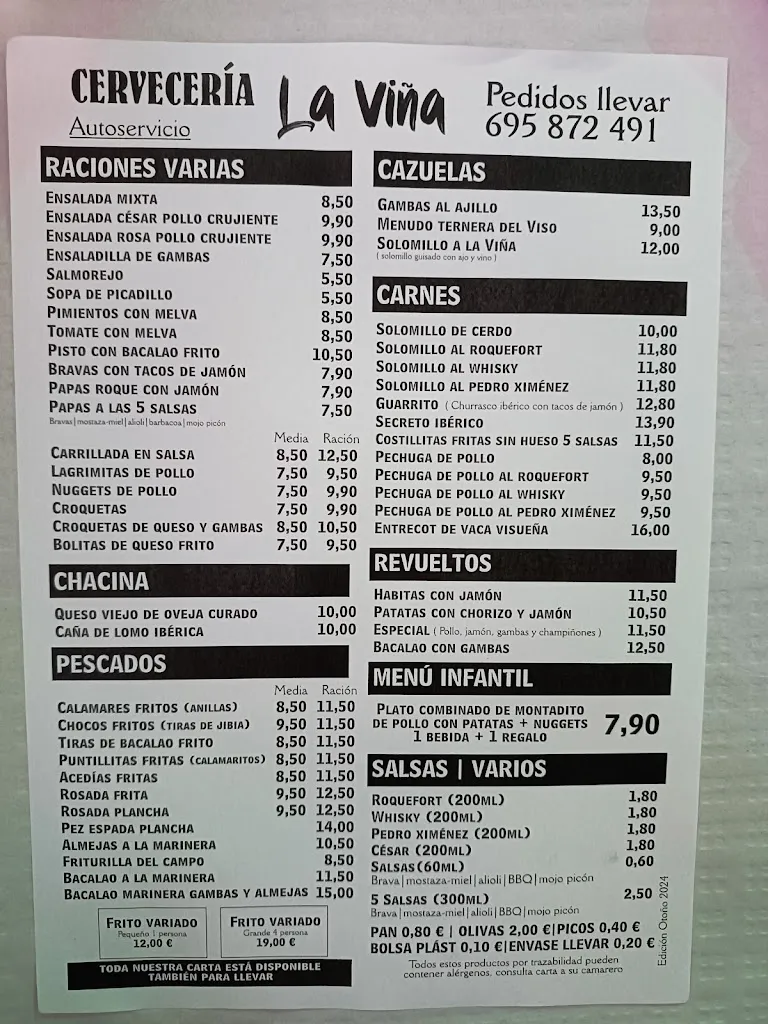 Menu_Cervecería la viña_Mairena del Alcor_image_3