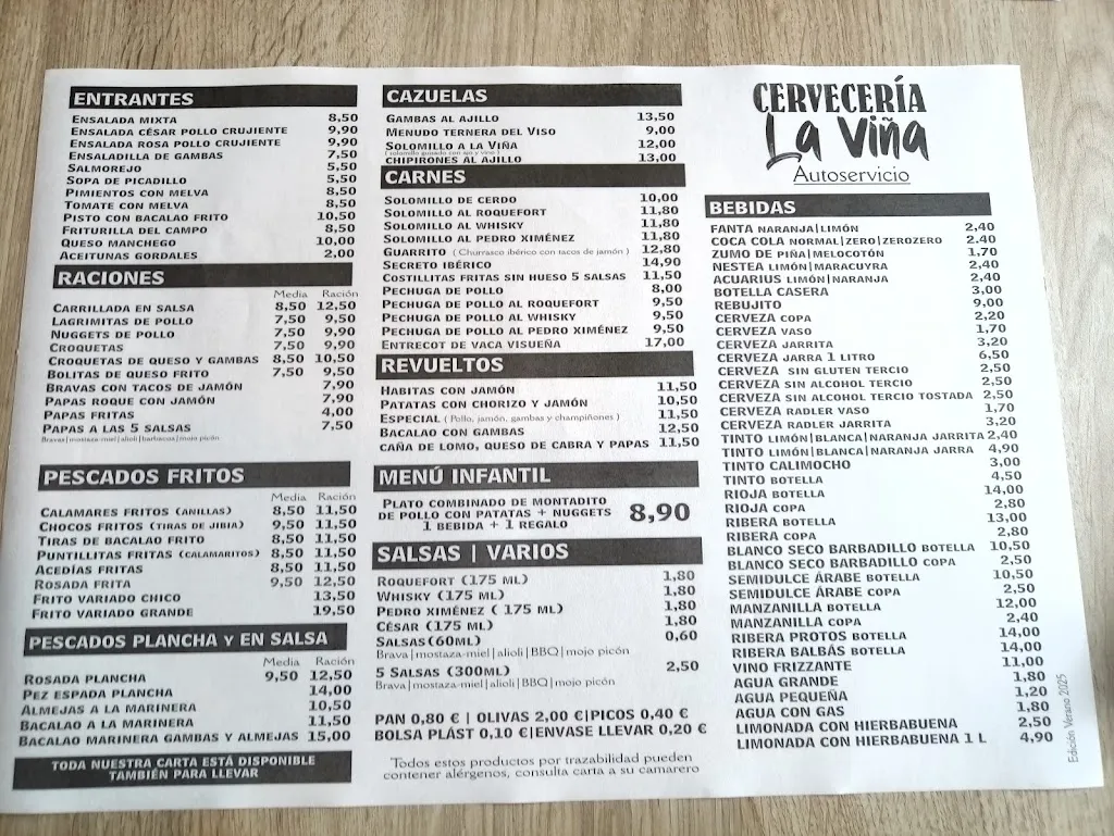 Menu_Cervecería la viña_Mairena del Alcor_image_4