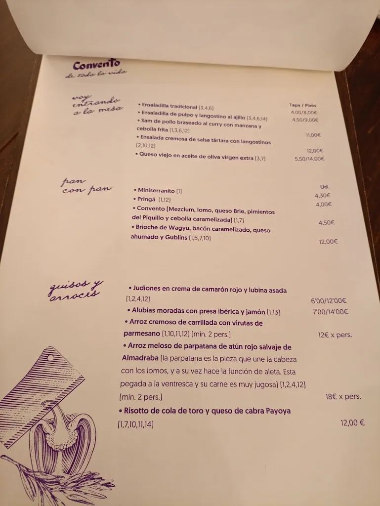 Menu_Taberna El Convento 33_Mairena del Alcor_image_1