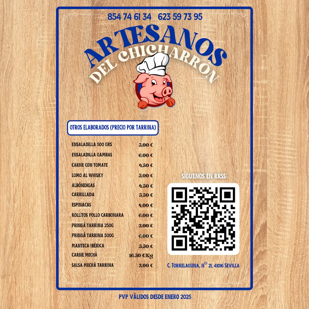 Menu_La Despensa de Manué by Artesanos del Chicharrón_Mairena del Alcor_immagine_2