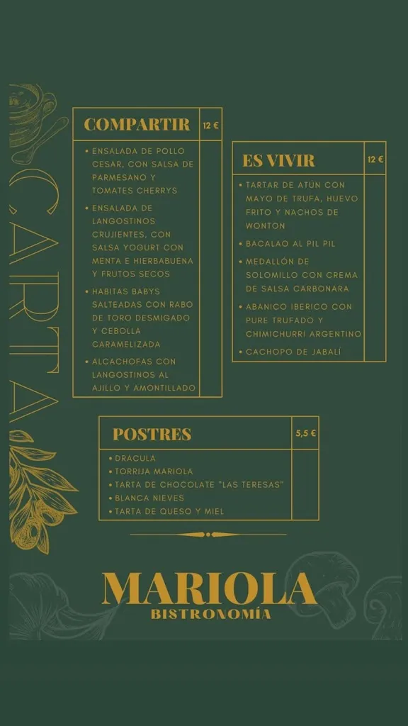 Menu_Mariola Bistronomía_Mairena del Alcor_image_1