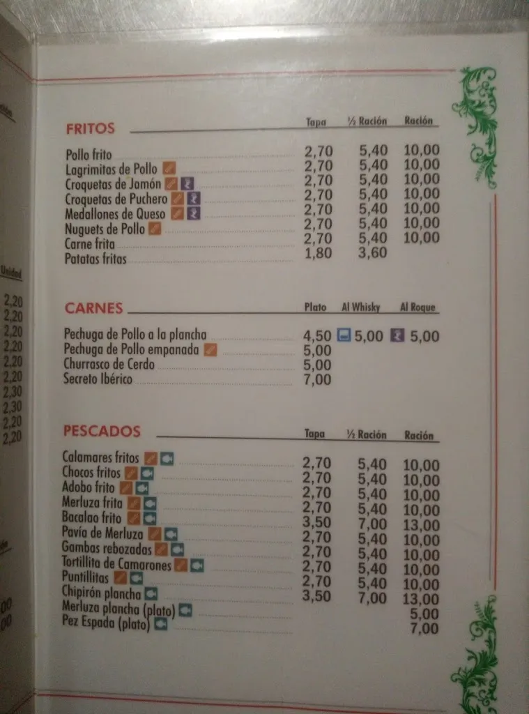 Menü_Bar Sánchez_Mairena del Alcor_Bild_2