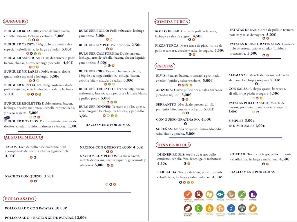 Menu_American Dinner_Molares Los_image_4