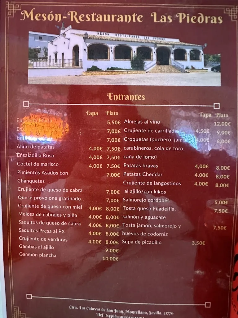 Menu_Mesón Restaurante Las Piedras_Montellano_immagine_4