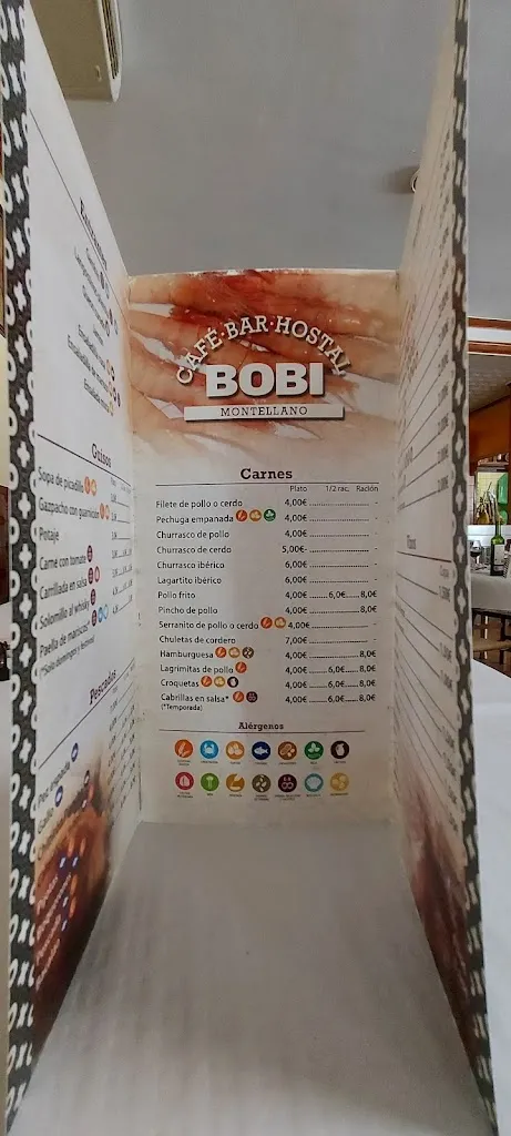 Menu_Cafe-Bar-Hostal Boby_Montellano_image_1