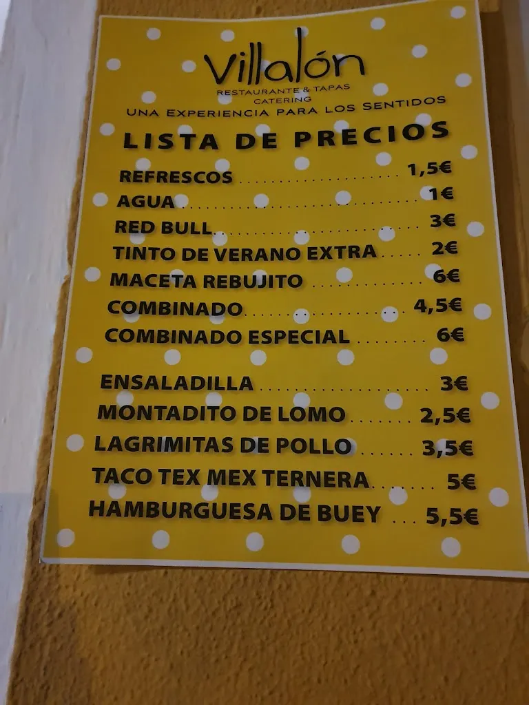 Menu_Restaurante Villalon_Morón de la Frontera_image_4