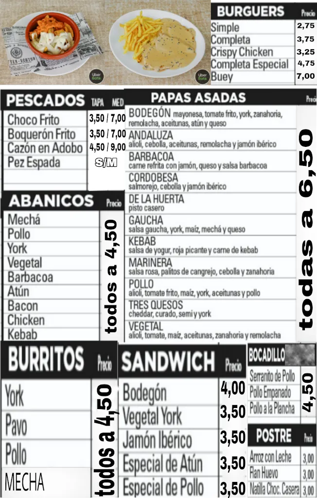 Menu_El bodegón Latino_Morón de la Frontera_image_1
