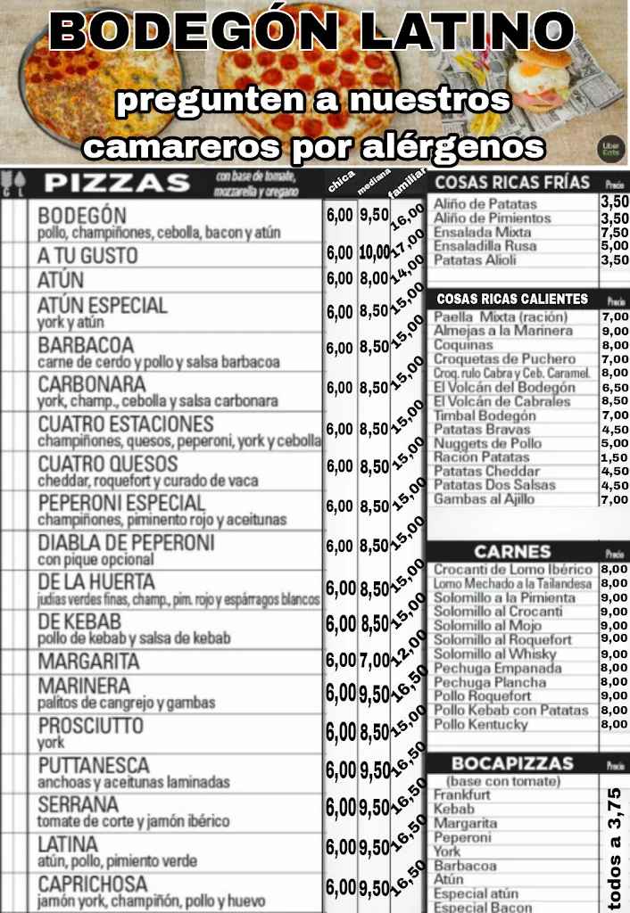 Menu_El bodegón Latino_Morón de la Frontera_image_3