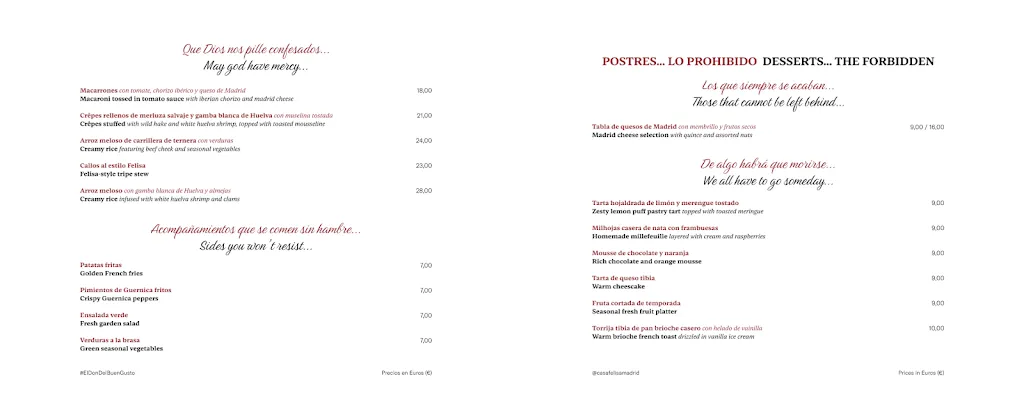 Menu_Casa Felisa Madrid_Felix_image_2