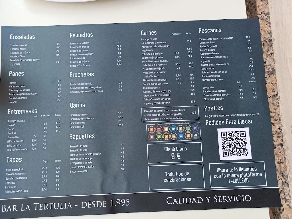 Menu_Bar La Tertulia_Morón de la Frontera_image_1