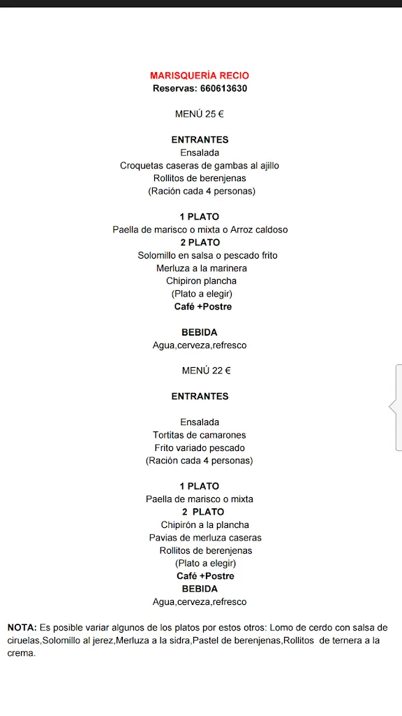 Menu_Marisqueria Recio_Morón de la Frontera_immagine_4