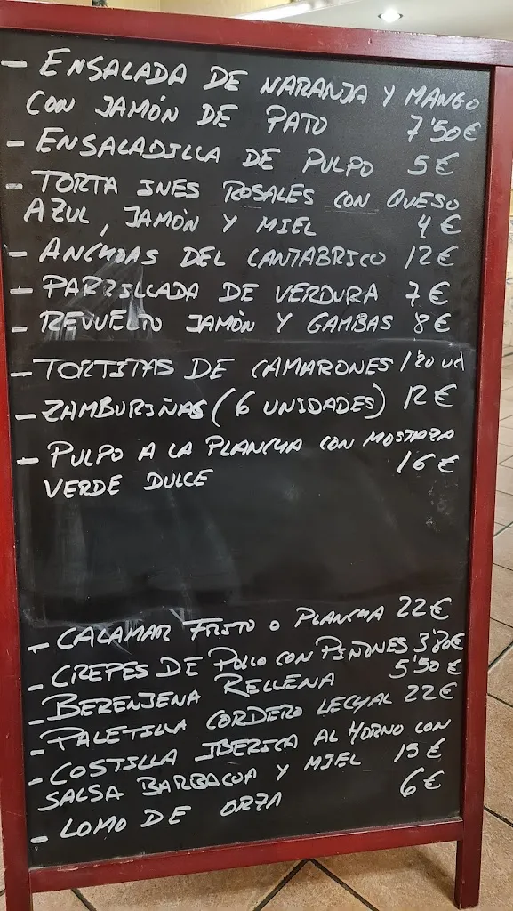 Menu_BAR CHACÓN._Morón de la Frontera_image_1