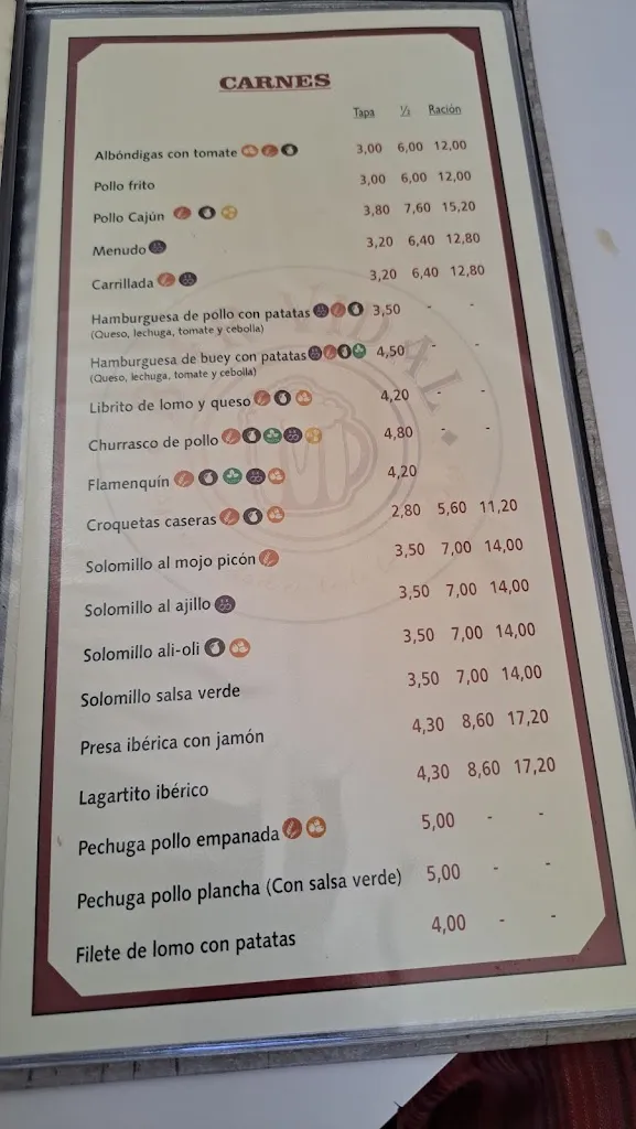 Menu_Bar Vidal_Morón de la Frontera_image_1