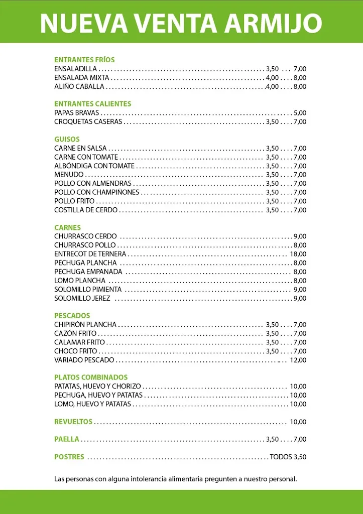 Menu_Armijo sale_Morón de la Frontera_immagine_1