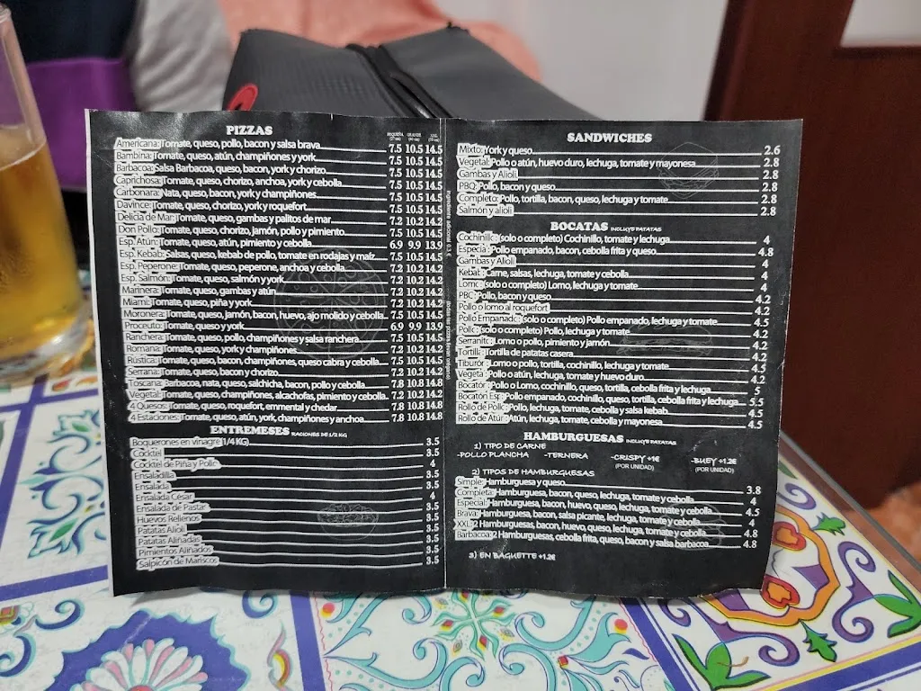 Menu_PIZZERÍA DON POLLO._Morón de la Frontera_image_1