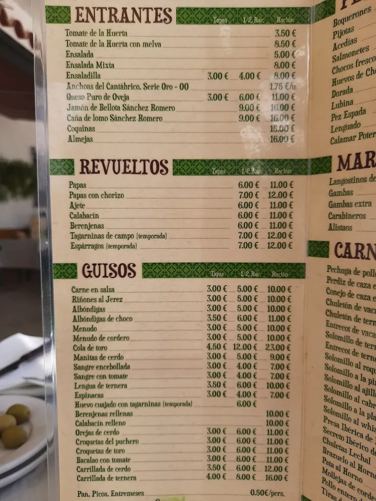 Menu_Restaurante La Venta del Negro_Morón de la Frontera_image_2