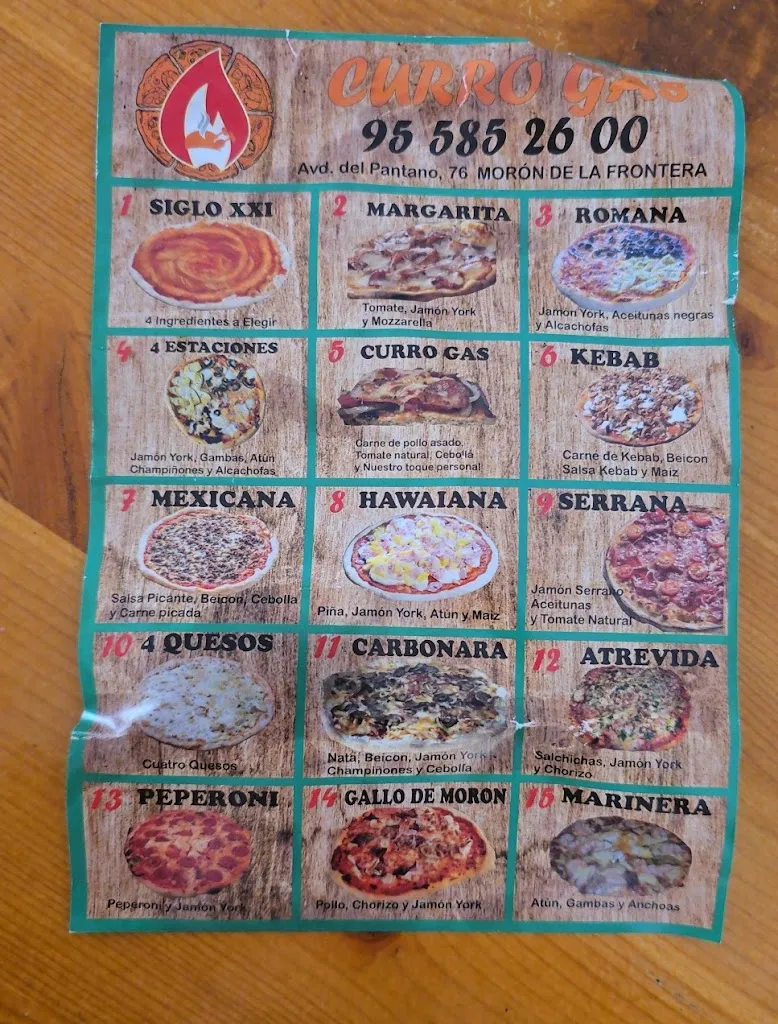 Menü_Pollería Curro Gas_Morón de la Frontera_Bild_2
