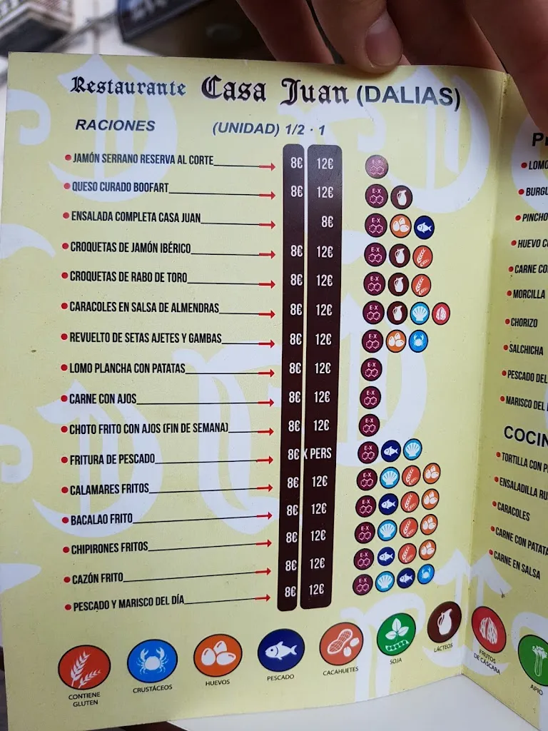 Menu_Restaurante Casa Juan_Dalías_image_1