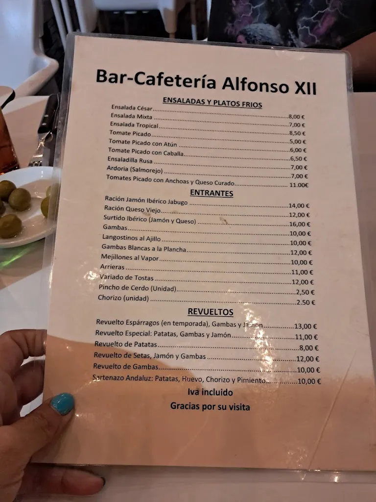 Menu_Cerveceria Cafetería Alfonso XII_Osuna_image_3