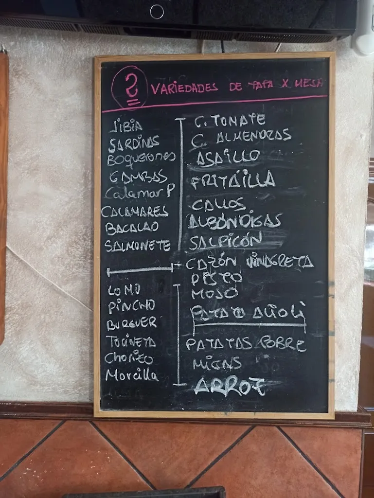 Menu_Bar La Faena_Dalías_image_1