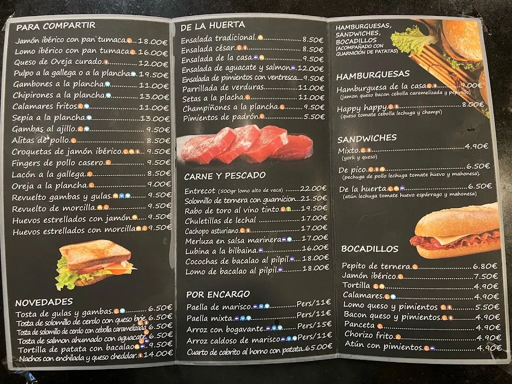 Menu_Restaurante Las Casas_Osuna_immagine_1