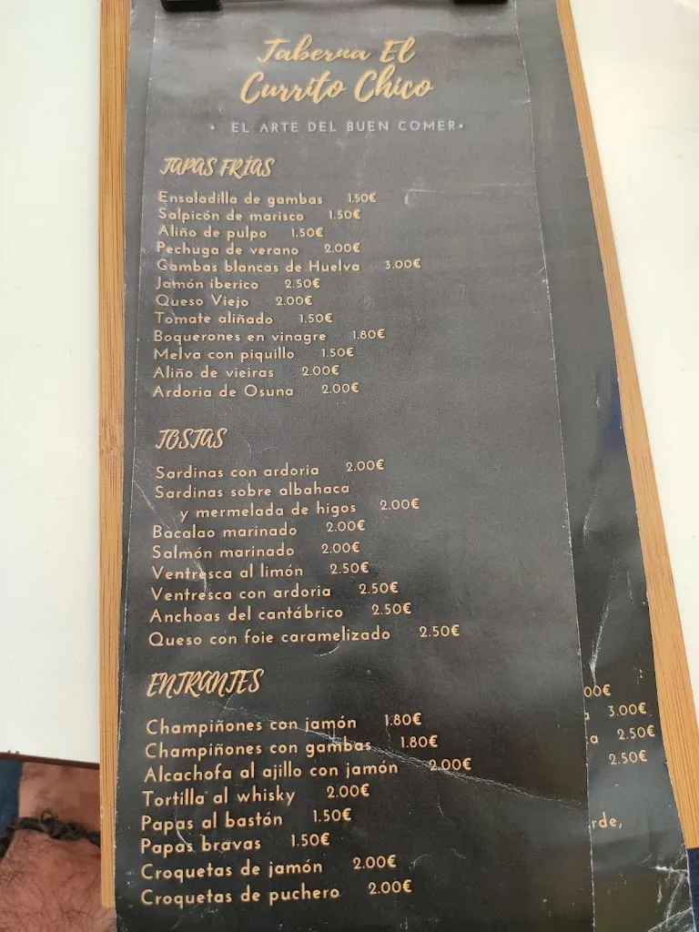 Menu_Taberna Currito Chico_Osuna_immagine_4