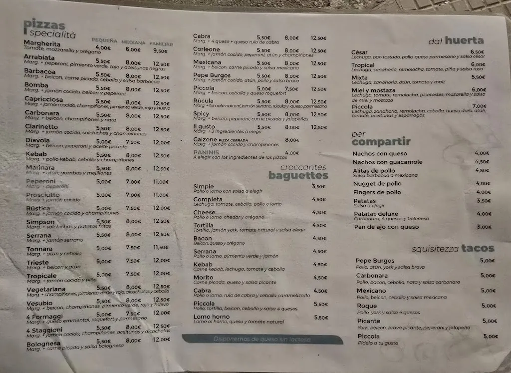 Menu_Piccola Pizzas Osuna_Osuna_image_3