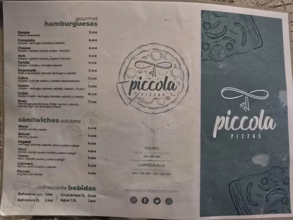 Menu_Piccola Pizzas Osuna_Osuna_image_4