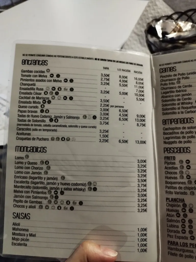 Menu_Bar La Escalerita_Palomares del Río_immagine_1