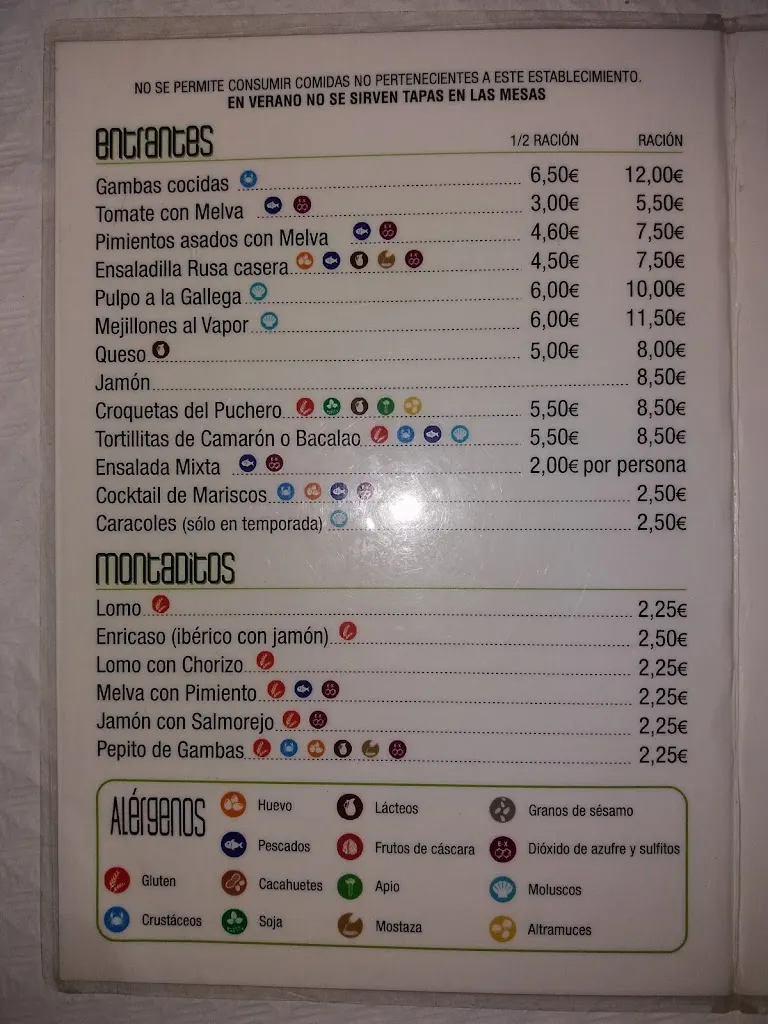 Menu_Bar La Escalerita_Palomares del Río_immagine_3