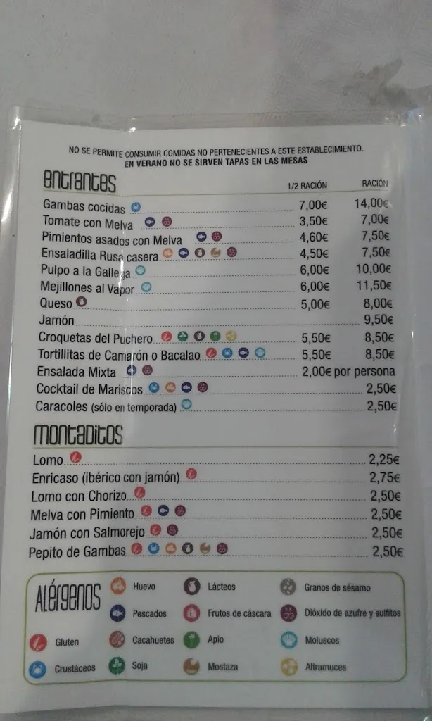 Menu_Bar La Escalerita_Palomares del Río_immagine_4