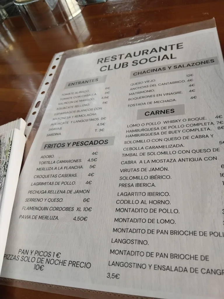 Menu_Club social el pedroso_Pedroso El_image_1