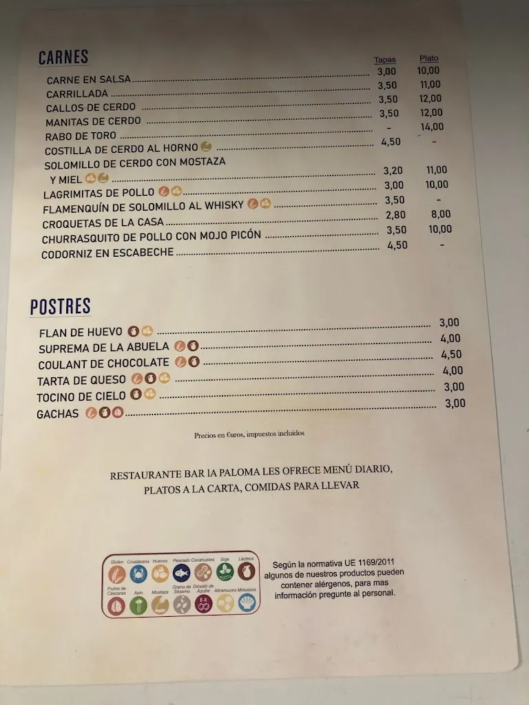 Menu_Restaurante La Paloma_Puebla de Cazalla La_image_2