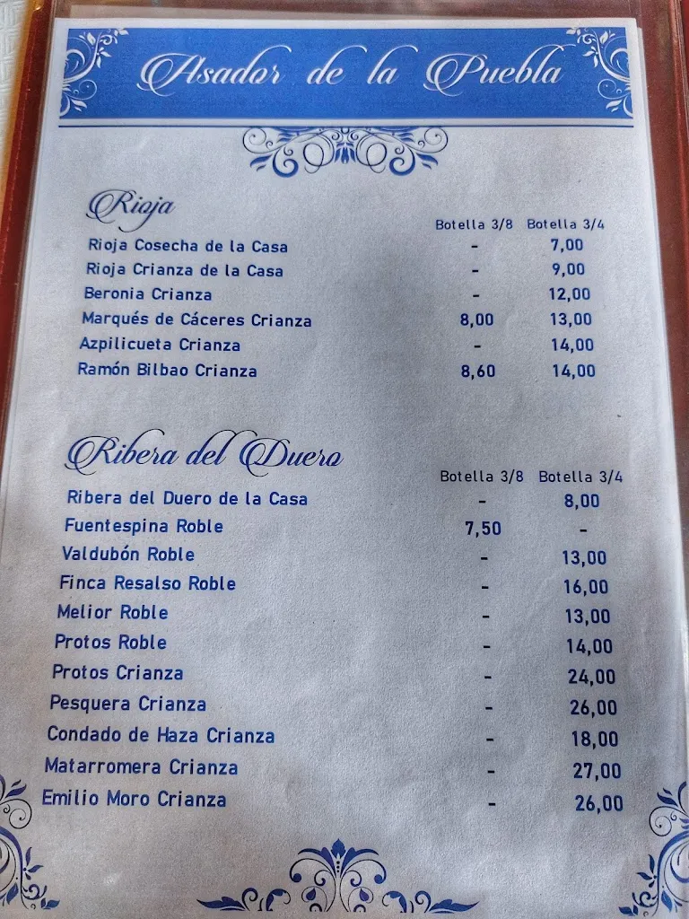 Menu_Asador de la Puebla_Puebla de los Infantes La_image_2