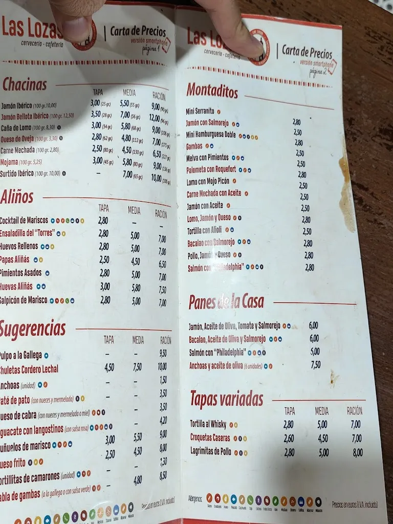 Menu_Bar Las Lozas_Puebla del Río La_image_3