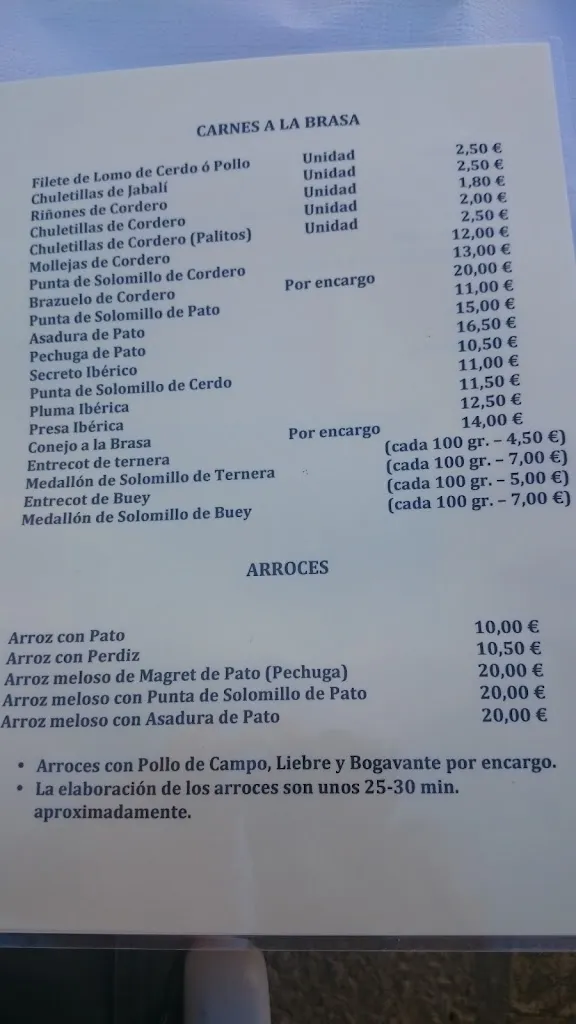 Menu_Casa Manuel Manriqueño_Puebla del Río La_image_4
