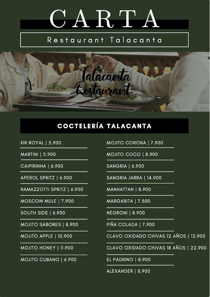 Menu_Restaurant Talacanta y su dulce finca_Peñaflor_image_2