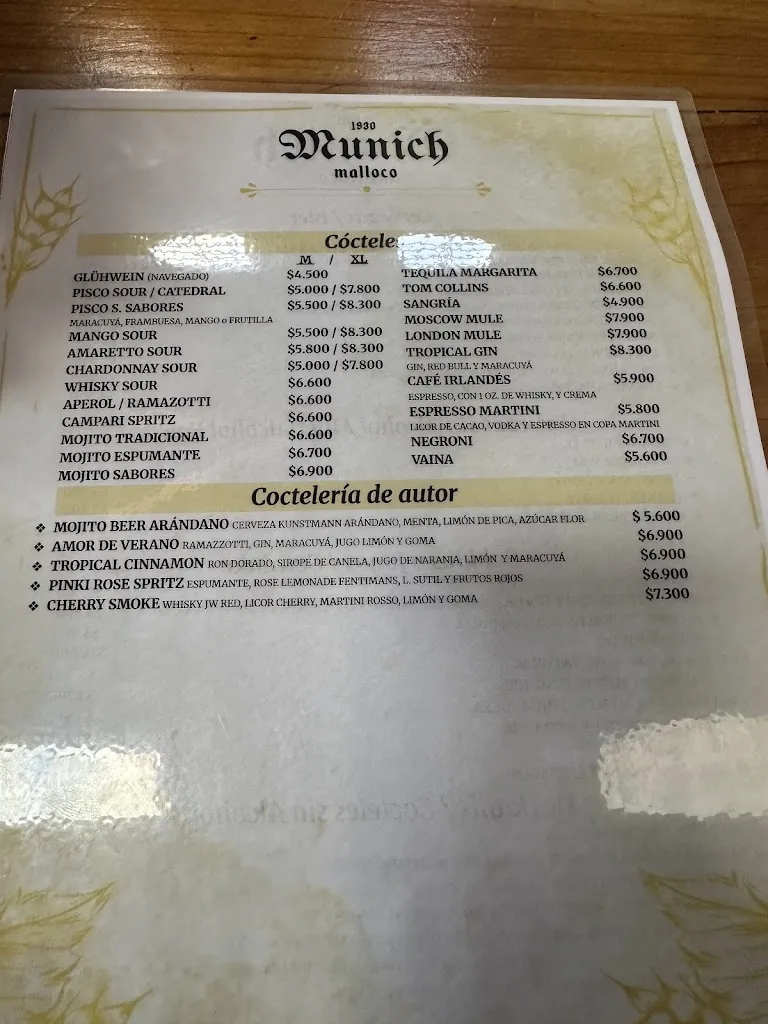 Menu_Munich Malloco_Peñaflor_immagine_2