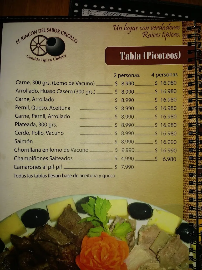 Menü_RESTAURANT PERUANO TAYTA MAMA_Peñaflor_Bild_2