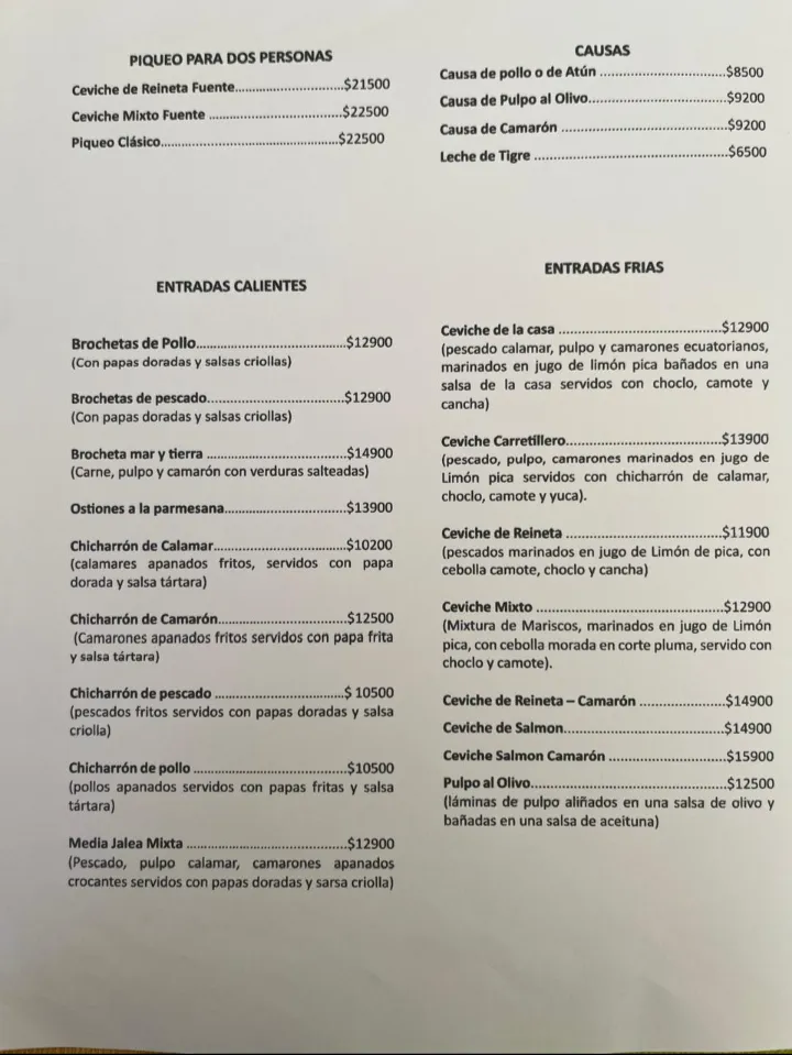 Menu_Lima Morena restaurante_Peñaflor_immagine_2