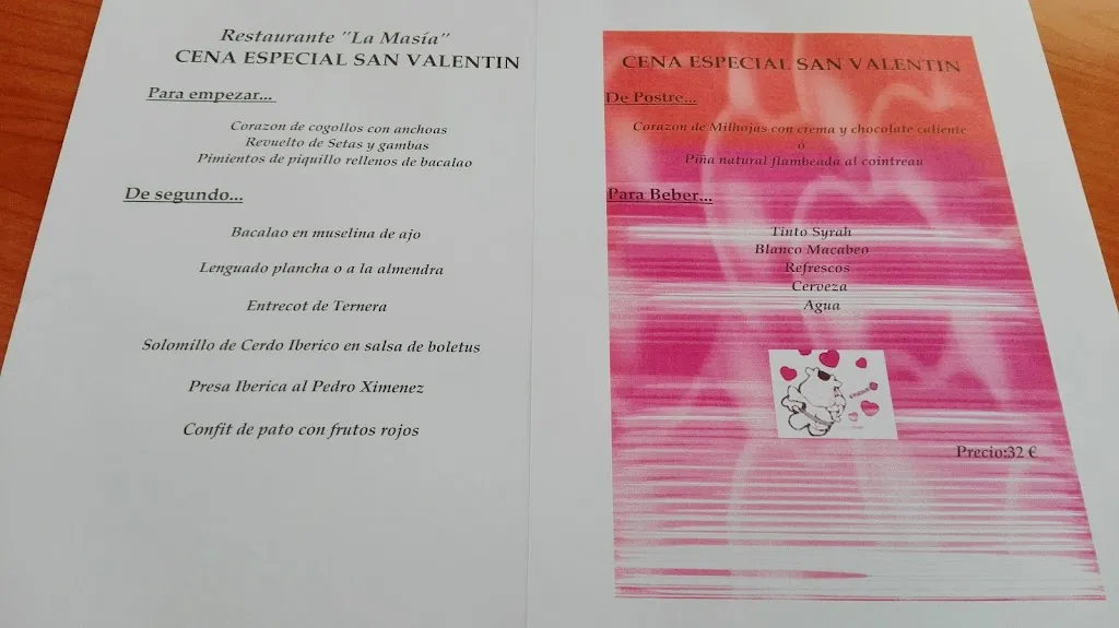 Menu_Restaurante La Masía_Dalías_image_1