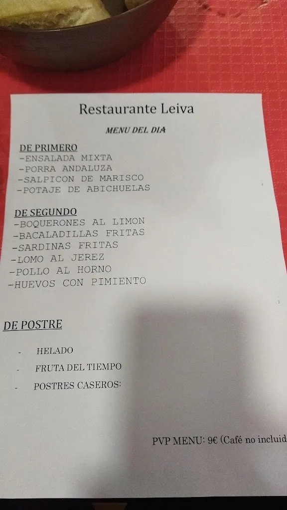 Menu_RESTAURANTE LEIVA_Roda de Andalucía La_image_3