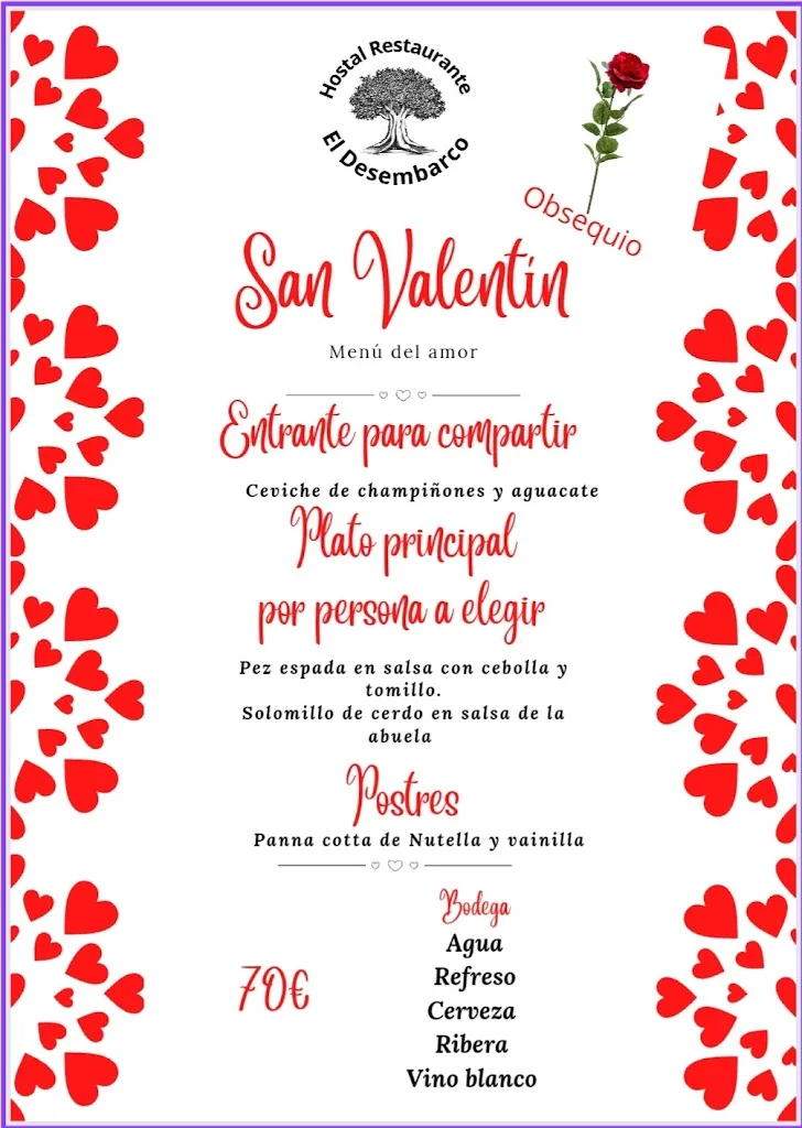 Menu_Hostal Restaurante El Desembarco_Ronquillo El_immagine_3