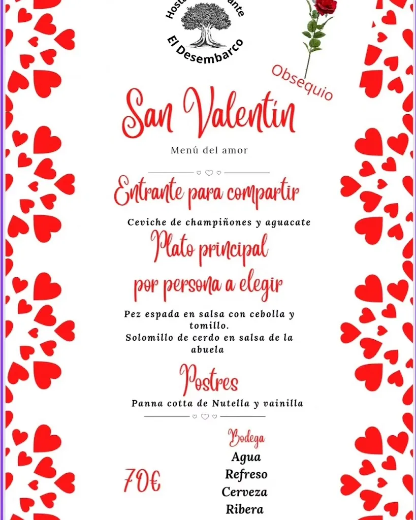 Menu_Hostal Restaurante El Desembarco_Ronquillo El_immagine_4