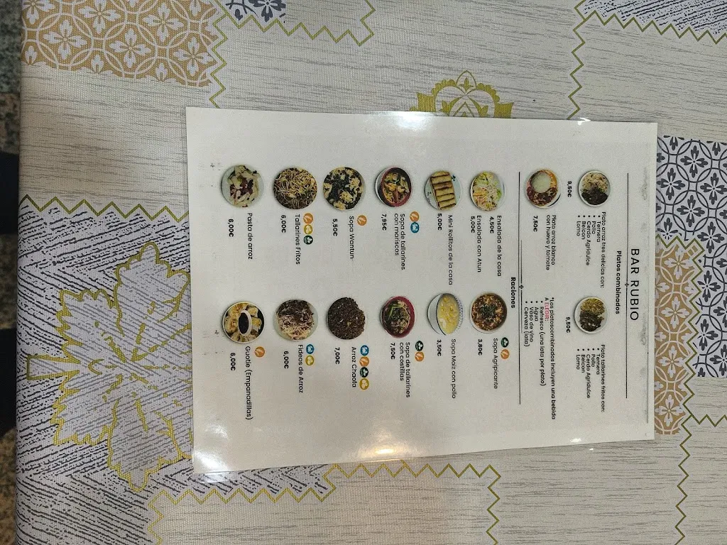 Menu_Rubio Bar Restaurante_Rubio El_immagine_3